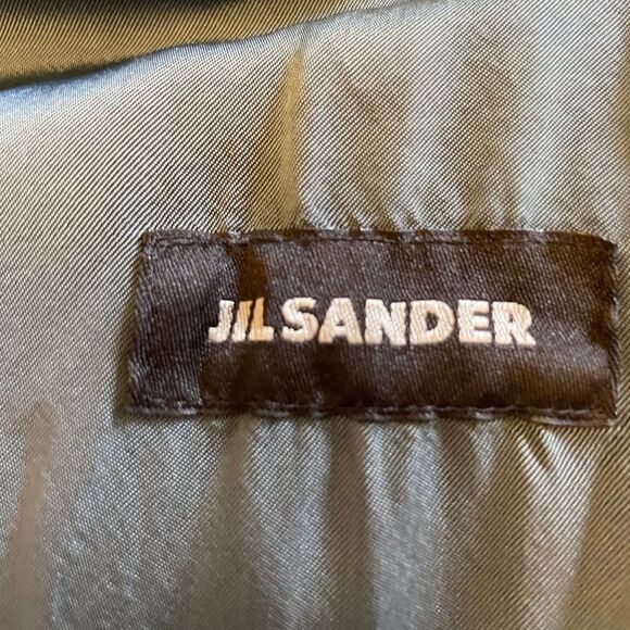 JIL SANDER Relaxed fit, soft robin's-egg-blue cotton velvet blazer Size: EU 52 - Picture 8 of 11